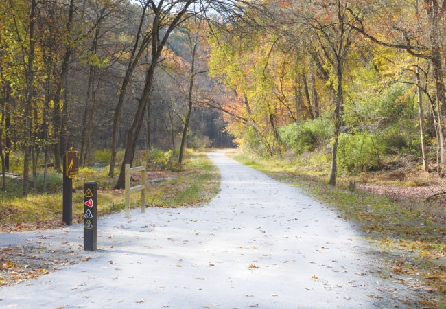 Jogging Trail extension added in 2024 to Sand Run Metro Park