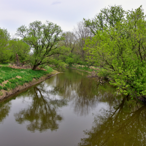 View of the Tuscarawas River.