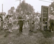 Bike & Hike Trail ribbon-cutting event, 1972