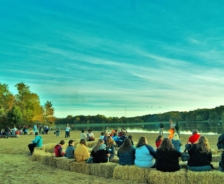 Bonfire at Fall Family Outing at Silver Creek Metro Park, 2015