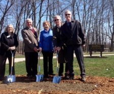 Nature center groundbreaking ceremony, 2014