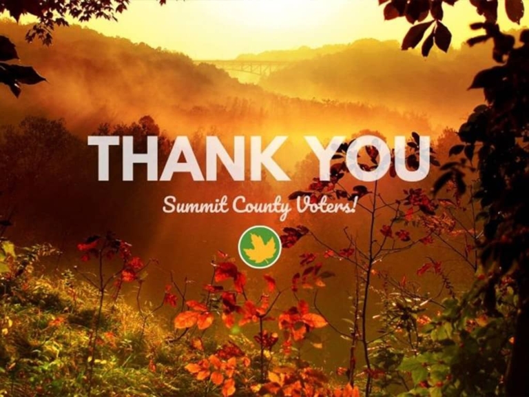 Thank you to Summit County voters who in 2020 voted to support the park district’s continued success